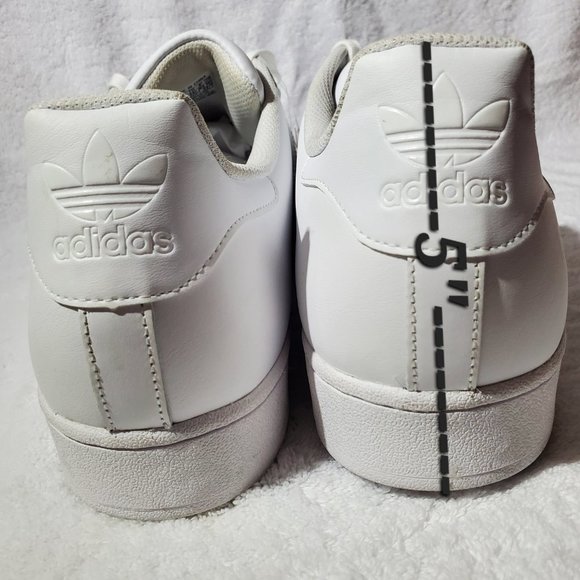 ADIDAS Men's White Superstar Legacy Sneaker, Size 19 - Picture 12 of 14